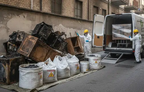 sgombero post incendio