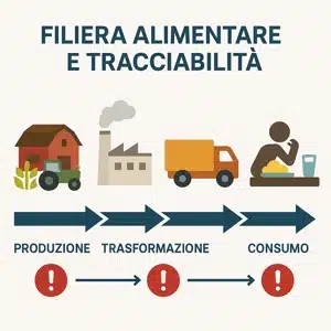 infografica su sicurezza della filiera alimentare