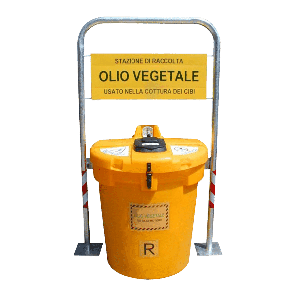 contenitori oli esausti