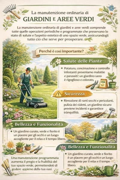 infografica cura del verde