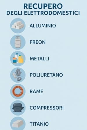 infografica ritiro smaltimento elettrodomestici