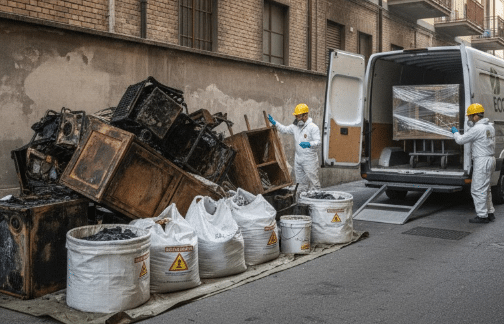 sgombero post incendio